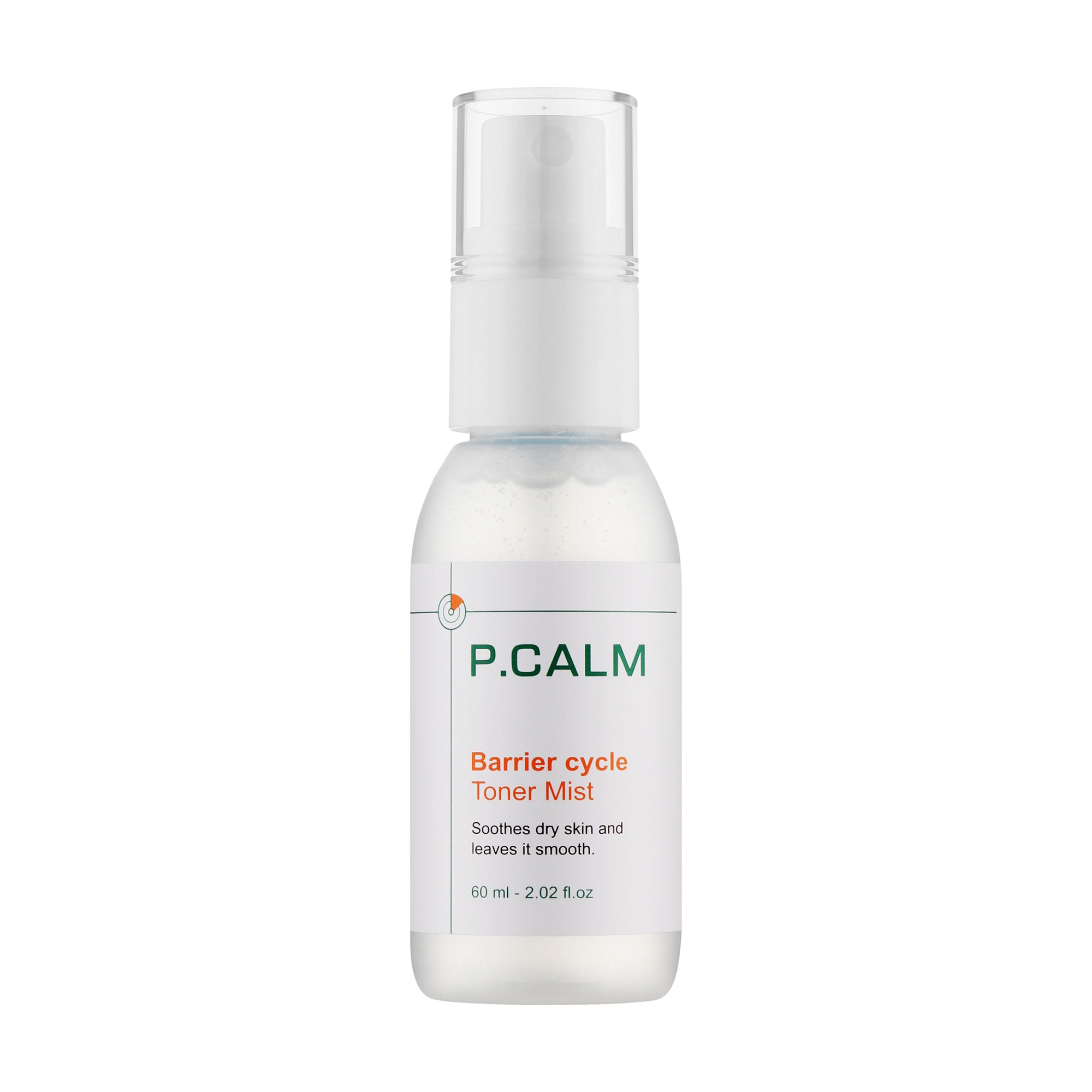 Тонер для регенерації бар'єру шкіри обличчя P.Calm Barrier Cycle Toner Mist, 60 мл